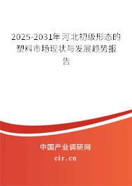 2025-2031年河北初級(jí)形態(tài)的塑料市場(chǎng)現(xiàn)狀與發(fā)展趨勢(shì)報(bào)告