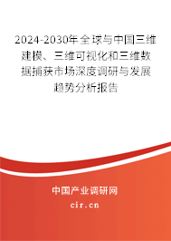 2024-2030年全球與中國三維建模、三維可視化和三維數(shù)據(jù)捕獲市場深度調(diào)研與發(fā)展趨勢分析報告