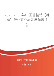 2025-2031年中國糖精鈉(糖精)行業(yè)研究與發(fā)展前景報告 2025-2031年中國糖精鈉(糖精)行業(yè)研究與發(fā)展前景報告