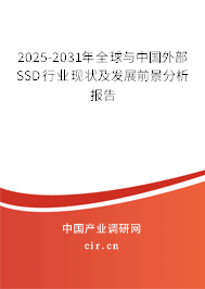 2025-2031年全球與中國外部SSD行業(yè)現(xiàn)狀及發(fā)展前景分析報告 2025-2031年全球與中國外部SSD行業(yè)現(xiàn)狀及發(fā)展前景分析報告