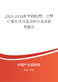 2025-2031年中國(guó)吸塑、注塑行業(yè)現(xiàn)狀深度調(diào)研與發(fā)展趨勢(shì)報(bào)告