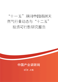 “十一五”期間中國(guó)煤制天然氣行業(yè)動(dòng)態(tài)與“十二五”投資可行性研究報(bào)告 “十一五”期間中國(guó)煤制天然氣行業(yè)動(dòng)態(tài)與“十二五”投資可行性研究報(bào)告