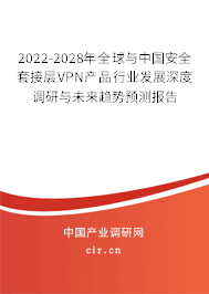 2022-2028年全球與中國(guó)安全套接層VPN產(chǎn)品行業(yè)發(fā)展深度調(diào)研與未來(lái)趨勢(shì)預(yù)測(cè)報(bào)告