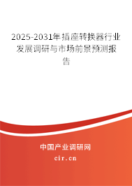 2025-2031年插座轉(zhuǎn)換器行業(yè)發(fā)展調(diào)研與市場前景預(yù)測報告