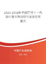 2024-2030年中國(guó)丁位十一內(nèi)酯行業(yè)市場(chǎng)調(diào)研與發(fā)展前景報(bào)告 2024-2030年中國(guó)丁位十一內(nèi)酯行業(yè)市場(chǎng)調(diào)研與發(fā)展前景報(bào)告