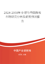 2024-2030年全球與中國角板市場(chǎng)研究分析及趨勢(shì)預(yù)測(cè)報(bào)告