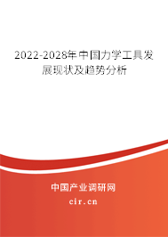 2022-2028年中國力學(xué)工具發(fā)展現(xiàn)狀及趨勢分析 2022-2028年中國力學(xué)工具發(fā)展現(xiàn)狀及趨勢分析