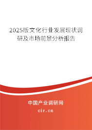 2025版文化行業(yè)發(fā)展現(xiàn)狀調(diào)研及市場前景分析報告 2025版文化行業(yè)發(fā)展現(xiàn)狀調(diào)研及市場前景分析報告