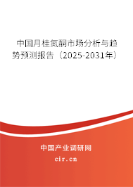中國月桂氮酮市場(chǎng)分析與趨勢(shì)預(yù)測(cè)報(bào)告(2025-2031年) 中國月桂氮酮市場(chǎng)分析與趨勢(shì)預(yù)測(cè)報(bào)告(2025-2031年)