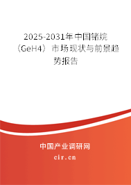 2025-2031年中國(guó)鍺烷(GeH4)市場(chǎng)現(xiàn)狀與前景趨勢(shì)報(bào)告 2025-2031年中國(guó)鍺烷(GeH4)市場(chǎng)現(xiàn)狀與前景趨勢(shì)報(bào)告
