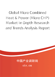 Global Micro Combined Heat & Power (Micro CHP) Market In-Depth Research and Trends Analysis Report 2020-2026