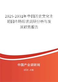 2025-2031年中國(guó)歷史文化主題園市場(chǎng)現(xiàn)狀調(diào)研分析與發(fā)展趨勢(shì)報(bào)告