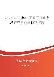 2025-2031年中國助眠耳塞市場研究與前景趨勢報告 2025-2031年中國助眠耳塞市場研究與前景趨勢報告