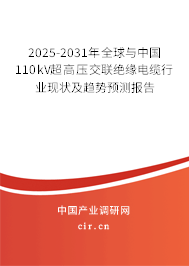 2025-2031年全球與中國(guó)110kV超高壓交聯(lián)絕緣電纜行業(yè)現(xiàn)狀及趨勢(shì)預(yù)測(cè)報(bào)告 2025-2031年全球與中國(guó)110kV超高壓交聯(lián)絕緣電纜行業(yè)現(xiàn)狀及趨勢(shì)預(yù)測(cè)報(bào)告