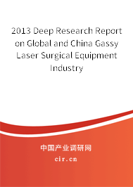2013 Deep Research Report on Global and China Gassy Laser Surgical Equipment Industry 2013 Deep Research Report on Global and China Gassy Laser Surgical Equipment Industry