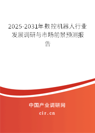 2025-2031年數(shù)控機器人行業(yè)發(fā)展調(diào)研與市場前景預測報告 2025-2031年數(shù)控機器人行業(yè)發(fā)展調(diào)研與市場前景預測報告