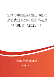 全球與中國叔碳酸乙烯酯行業(yè)現狀研究分析及市場前景預測報告（2025年）