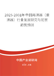 2025-2031年中國再沸器(重沸器)行業(yè)發(fā)展研究與前景趨勢預(yù)測 2025-2031年中國再沸器(重沸器)行業(yè)發(fā)展研究與前景趨勢預(yù)測