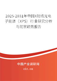 2025-2031年中國X射線光電子能譜(XPS)行業(yè)研究分析與前景趨勢報告 2025-2031年中國X射線光電子能譜(XPS)行業(yè)研究分析與前景趨勢報告