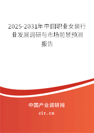 2025-2031年中國職業(yè)女裝行業(yè)發(fā)展調(diào)研與市場前景預測報告