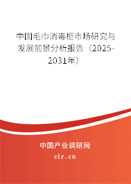 中國毛巾消毒柜市場研究與發(fā)展前景分析報告（2025-2031年）