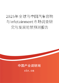2025年全球與中國汽車音響與Infotainment市場調查研究與發(fā)展前景預測報告 2025年全球與中國汽車音響與Infotainment市場調查研究與發(fā)展前景預測報告