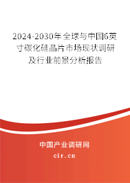 2024-2030年全球與中國6英寸碳化硅晶片市場現(xiàn)狀調(diào)研及行業(yè)前景分析報(bào)告 2024-2030年全球與中國6英寸碳化硅晶片市場現(xiàn)狀調(diào)研及行業(yè)前景分析報(bào)告