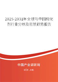 2025-2031年全球與中國稠化劑行業(yè)分析及前景趨勢報告 2025-2031年全球與中國稠化劑行業(yè)分析及前景趨勢報告
