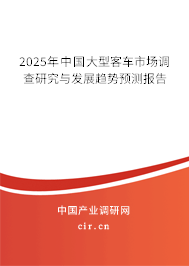 2025年中國大型客車市場調查研究與發(fā)展趨勢預測報告