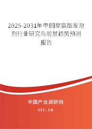 2024-2030年中國聚氨酯發(fā)泡劑行業(yè)研究與前景趨勢預(yù)測報(bào)告 2024-2030年中國聚氨酯發(fā)泡劑行業(yè)研究與前景趨勢預(yù)測報(bào)告