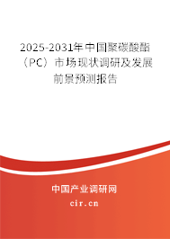 2025-2031年中國聚碳酸酯(PC)市場現(xiàn)狀調(diào)研及發(fā)展前景預(yù)測報(bào)告 2025-2031年中國聚碳酸酯(PC)市場現(xiàn)狀調(diào)研及發(fā)展前景預(yù)測報(bào)告