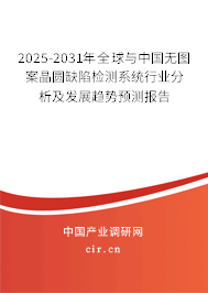 2025-2031年全球與中國(guó)無圖案晶圓缺陷檢測(cè)系統(tǒng)行業(yè)分析及發(fā)展趨勢(shì)預(yù)測(cè)報(bào)告
