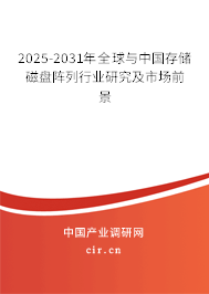 2025-2031年全球與中國(guó)存儲(chǔ)磁盤陣列行業(yè)研究及市場(chǎng)前景 2025-2031年全球與中國(guó)存儲(chǔ)磁盤陣列行業(yè)研究及市場(chǎng)前景