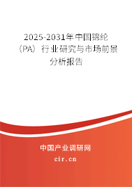 2025-2031年中國錦綸（PA）行業(yè)研究與市場前景分析報(bào)告