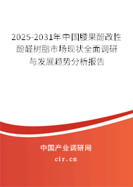 2025-2031年中國腰果酚改性酚醛樹脂市場現(xiàn)狀全面調(diào)研與發(fā)展趨勢分析報告 2025-2031年中國腰果酚改性酚醛樹脂市場現(xiàn)狀全面調(diào)研與發(fā)展趨勢分析報告
