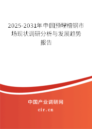 2025-2031年中國預(yù)埋槽鋼市場現(xiàn)狀調(diào)研分析與發(fā)展趨勢報告 2025-2031年中國預(yù)埋槽鋼市場現(xiàn)狀調(diào)研分析與發(fā)展趨勢報告