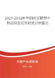 2025-2031年中國紙漿模塑市場調(diào)研及前景趨勢分析報告 2025-2031年中國紙漿模塑市場調(diào)研及前景趨勢分析報告