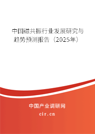 中國磁共振行業(yè)發(fā)展研究與趨勢預測報告(2025年) 中國磁共振行業(yè)發(fā)展研究與趨勢預測報告(2025年)