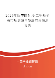 2025年版中國N,N-二甲基芐胺市場調(diào)研與發(fā)展前景預(yù)測報(bào)告