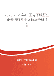 2023-2029年中國電子眼行業(yè)全景調(diào)研及未來趨勢分析報告 2023-2029年中國電子眼行業(yè)全景調(diào)研及未來趨勢分析報告