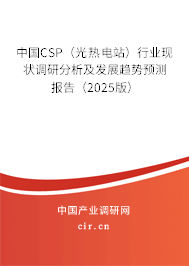 中國(guó)CSP(光熱電站)行業(yè)現(xiàn)狀調(diào)研分析及發(fā)展趨勢(shì)預(yù)測(cè)報(bào)告(2025版) 中國(guó)CSP(光熱電站)行業(yè)現(xiàn)狀調(diào)研分析及發(fā)展趨勢(shì)預(yù)測(cè)報(bào)告(2025版)