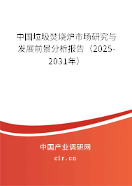 中國垃圾焚燒爐市場研究與發(fā)展前景分析報(bào)告（2025-2031年）