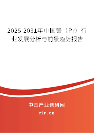 2025-2031年中國鐠（Pr）行業(yè)發(fā)展分析與前景趨勢報告