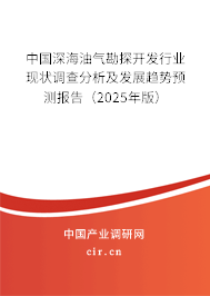 中國(guó)深海油氣勘探開(kāi)發(fā)行業(yè)現(xiàn)狀調(diào)查分析及發(fā)展趨勢(shì)預(yù)測(cè)報(bào)告（2025年版）