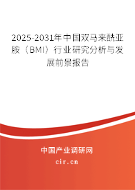 2025-2031年中國(guó)雙馬來(lái)酰亞胺（BMI）行業(yè)研究分析與發(fā)展前景報(bào)告