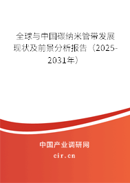 全球與中國碳納米管帶發(fā)展現(xiàn)狀及前景分析報告(2025-2031年) 全球與中國碳納米管帶發(fā)展現(xiàn)狀及前景分析報告(2025-2031年)