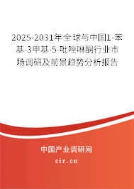 2025-2031年全球與中國1-苯基-3甲基-5-吡唑啉酮行業(yè)市場調(diào)研及前景趨勢分析報告 2025-2031年全球與中國1-苯基-3甲基-5-吡唑啉酮行業(yè)市場調(diào)研及前景趨勢分析報告