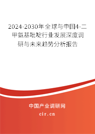 2024-2030年全球與中國4-二甲氨基吡啶行業(yè)發(fā)展深度調(diào)研與未來趨勢分析報告 2024-2030年全球與中國4-二甲氨基吡啶行業(yè)發(fā)展深度調(diào)研與未來趨勢分析報告