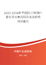 2025-2031年中國白蘭地酒行業(yè)現(xiàn)狀全面調(diào)研及發(fā)展趨勢預(yù)測報告 2025-2031年中國白蘭地酒行業(yè)現(xiàn)狀全面調(diào)研及發(fā)展趨勢預(yù)測報告