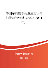 中國(guó)車載攝像頭發(fā)展現(xiàn)狀與前景趨勢(shì)分析(2025-2031年) 中國(guó)車載攝像頭發(fā)展現(xiàn)狀與前景趨勢(shì)分析(2025-2031年)
